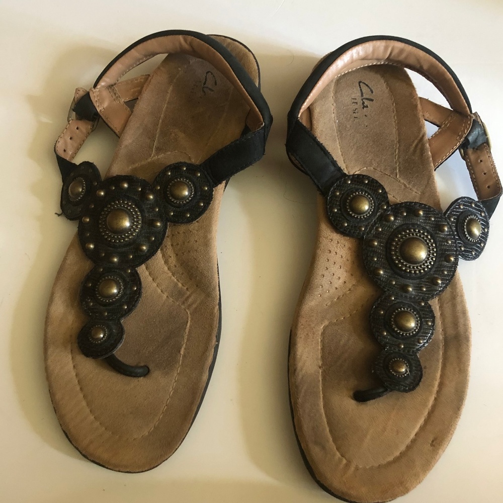 Clark Artisan Leather Sandals 10M